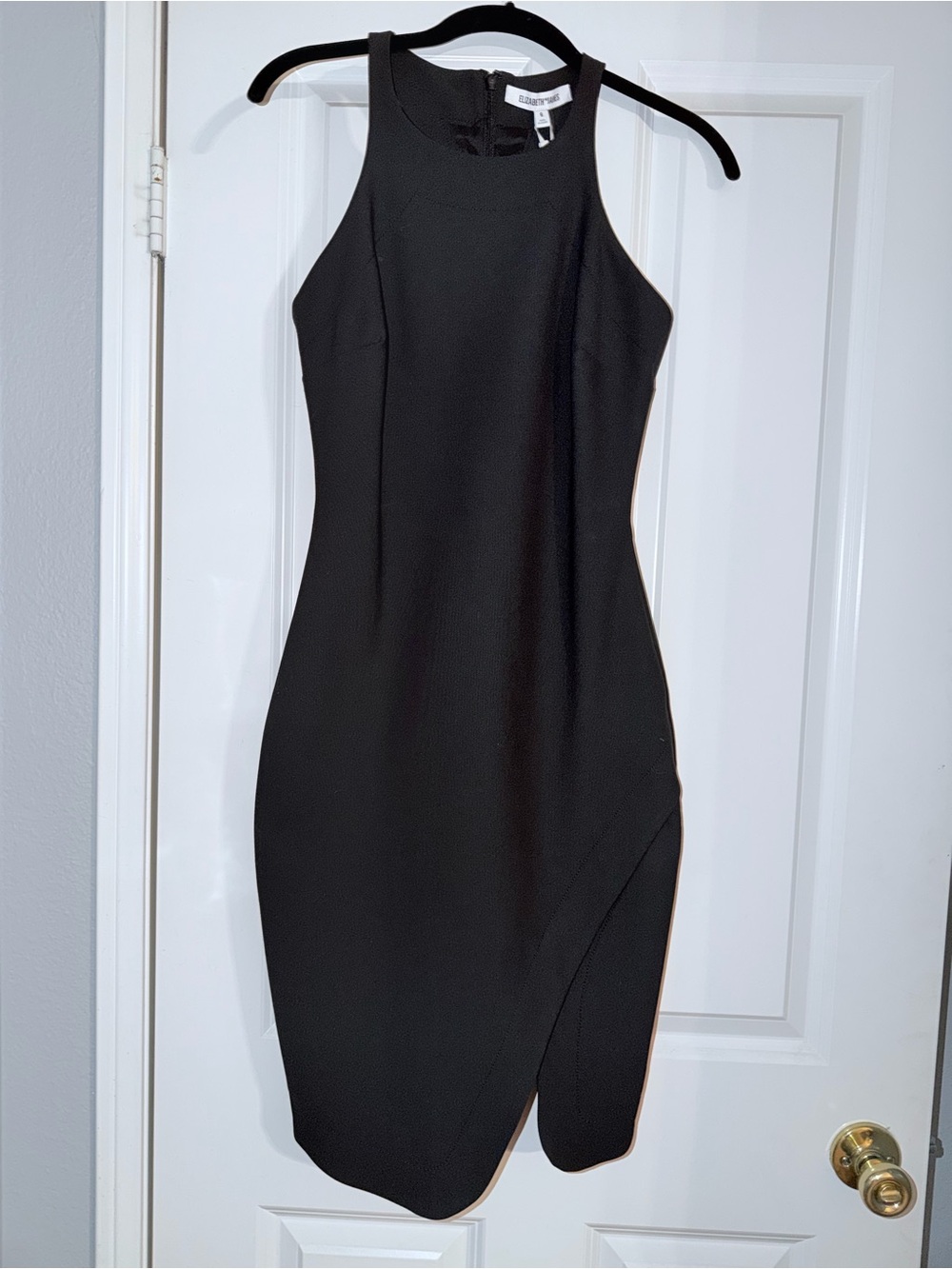Elizabeth and James Black Sleeveless Mini Dress